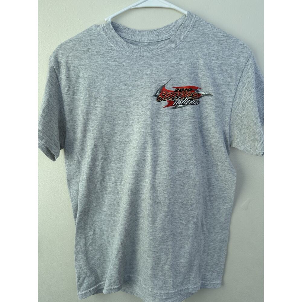 2016 Southern Nationals Tractor Pull T Shirt Tunica Mississippi Gray Small